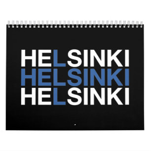 HELSINKI Finnische Flagge Kalender