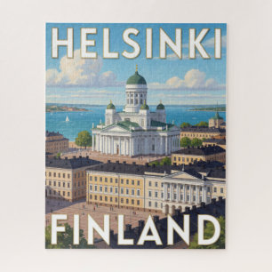 Helsinki Finnland Dom Baltische Reiseszene Puzzle