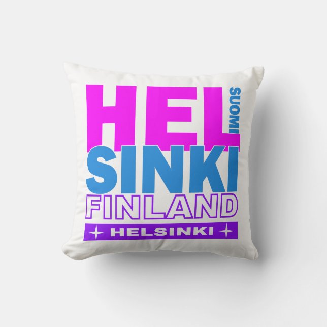 HELSINKI Finnland Kissen werfen (Vorderseite)