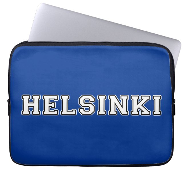 Helsinki Finnland Laptopschutzhülle (Vorderseite)