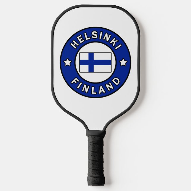 Helsinki Finnland Pickleball Schläger (Vorderseite)