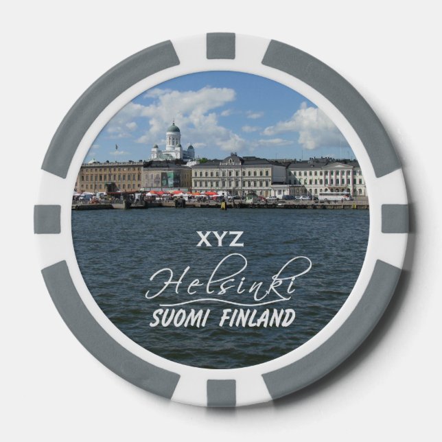 HELSINKI Finnland Poker-Chips Pokerchips (Vorderseite)