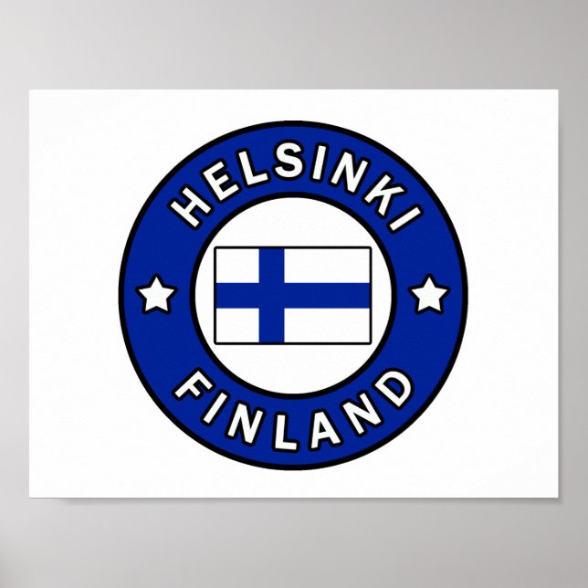 Helsinki Finnland Poster (Vorne)