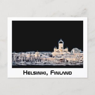 Helsinki, Finnland, Postkarte