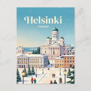 Helsinki, Finnland Postkarte