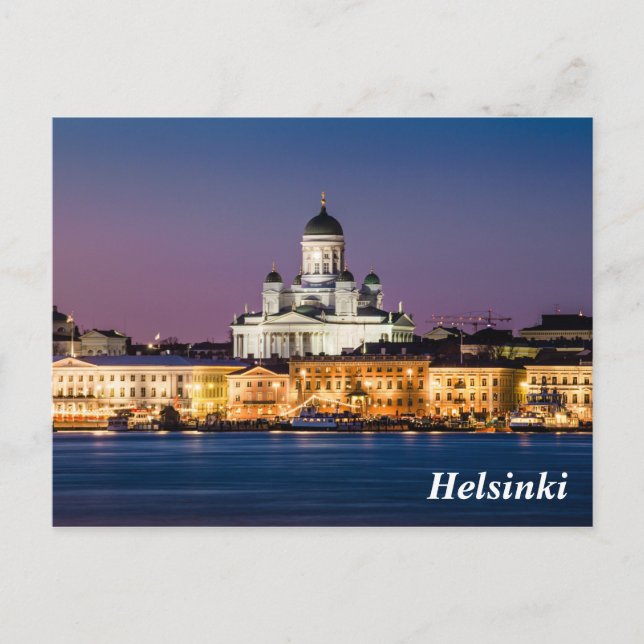 Helsinki, Finnland Postkarte (Vorderseite)
