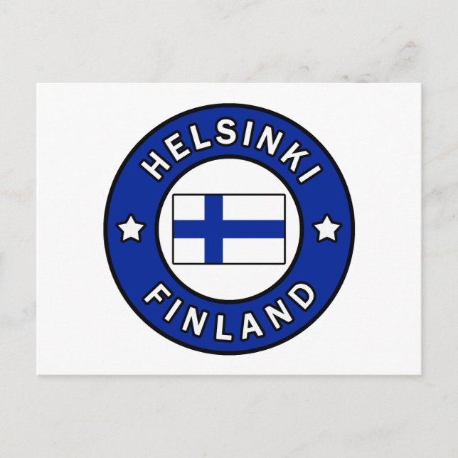 Helsinki Finnland Postkarte (Vorderseite)