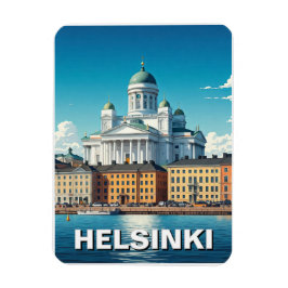 Helsinki Finnland Reise Magnet