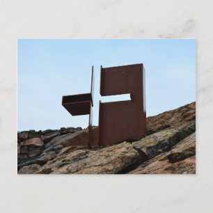 Helsinki, Finnland, Rock Church Cross Postkarte
