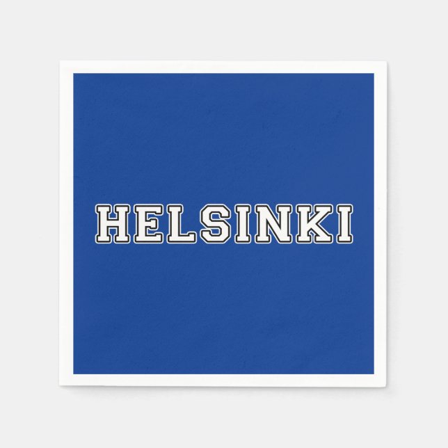 Helsinki Finnland Serviette (Vorderseite)