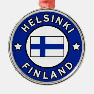 Helsinki Finnland Silbernes Ornament