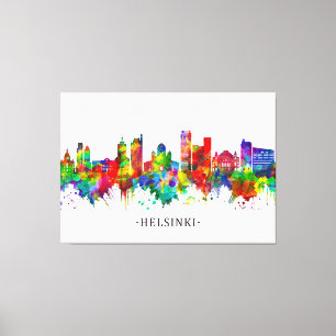 Helsinki Finnland Skyline Leinwanddruck