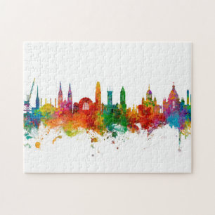 Helsinki Finnland Skyline Puzzle