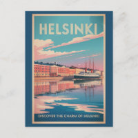 Helsinki Finnland - Waterfront-Reisen Vintag