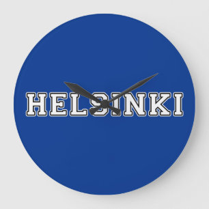 Helsinki Große Wanduhr