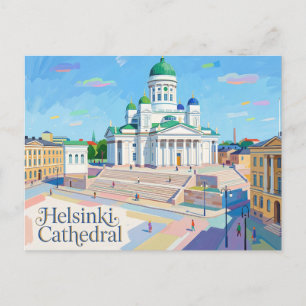 Helsinki Kathedrale Finnland Postkarte