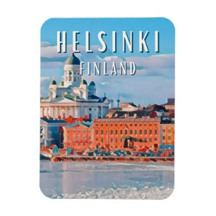 Helsinki (Nordische Architektur) Magnet