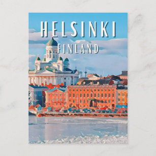 Helsinki (Nordische Architektur) Postkarte