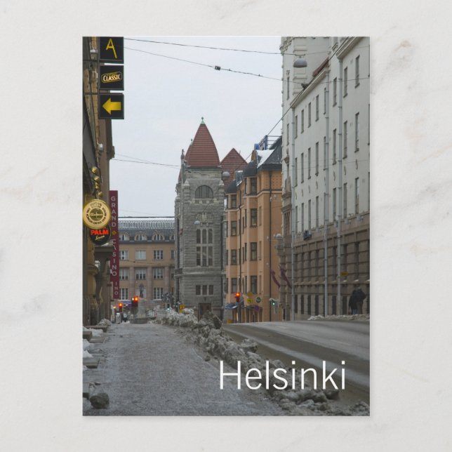 Helsinki Postkarte (Vorderseite)