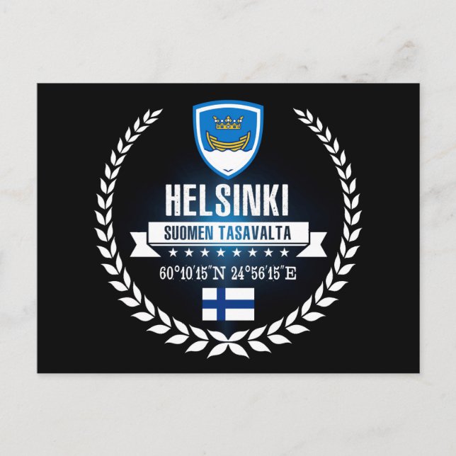 Helsinki Postkarte (Vorderseite)