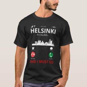 Helsinki Ruft Finnland Souvenir T-Shirt
