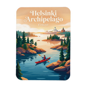 Helsinki Schären Finnland Magnet