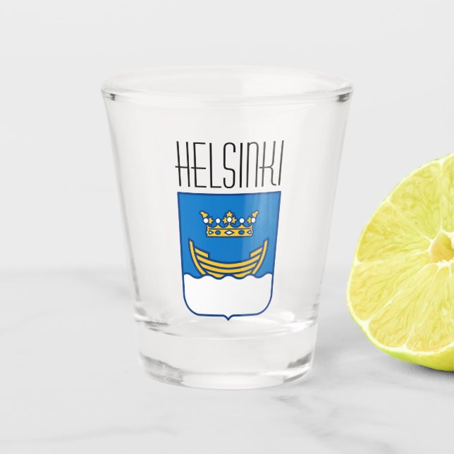 Helsinki Schnapsglas (Vorderseite)
