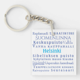 Helsinki-Sehenswürdigkeiten Schlüsselanhänger