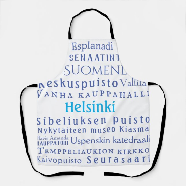 Helsinki-Sehenswürdigkeiten Schürze (Vorderseite)