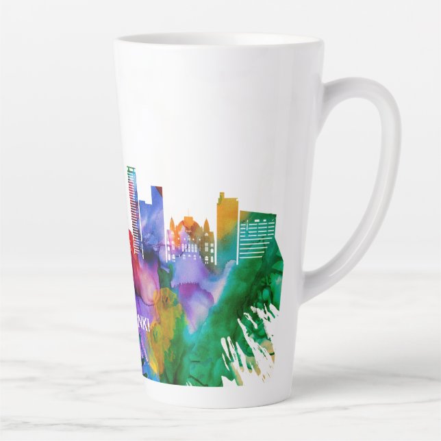 Helsinki Skyline Milchtasse (Rechts)