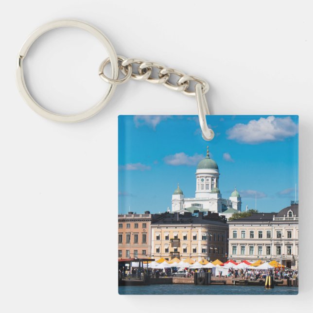 Helsinki Skyline Schlüsselanhänger (Vorderseite)