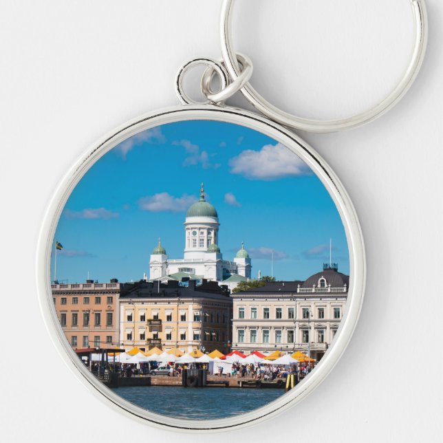 Helsinki Skyline Schlüsselanhänger (Vorne)