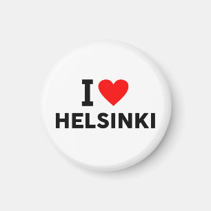 Helsinki Stadt Finnland Liebe Herz mögen Magnet