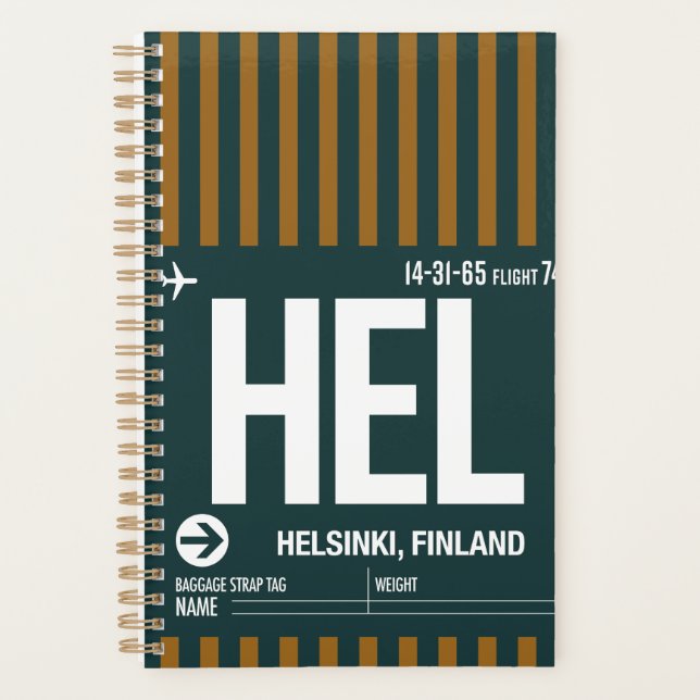 Helsinki - Travel Planner 2026 Planer (Vorderseite)