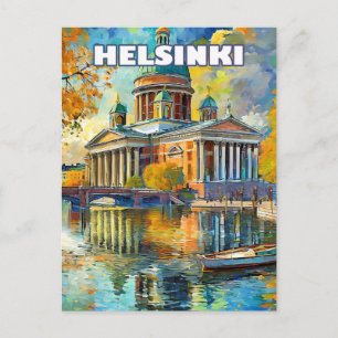Helsinki, wo Kunst und Kultur blühen Postkarte