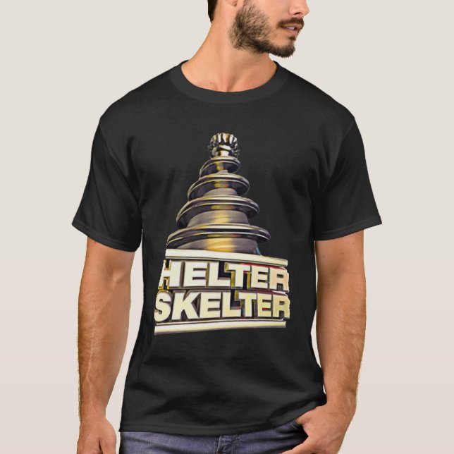 Helter Skelter Old Skool Raver Hardcore Techno DnB T-Shirt (Vorderseite)