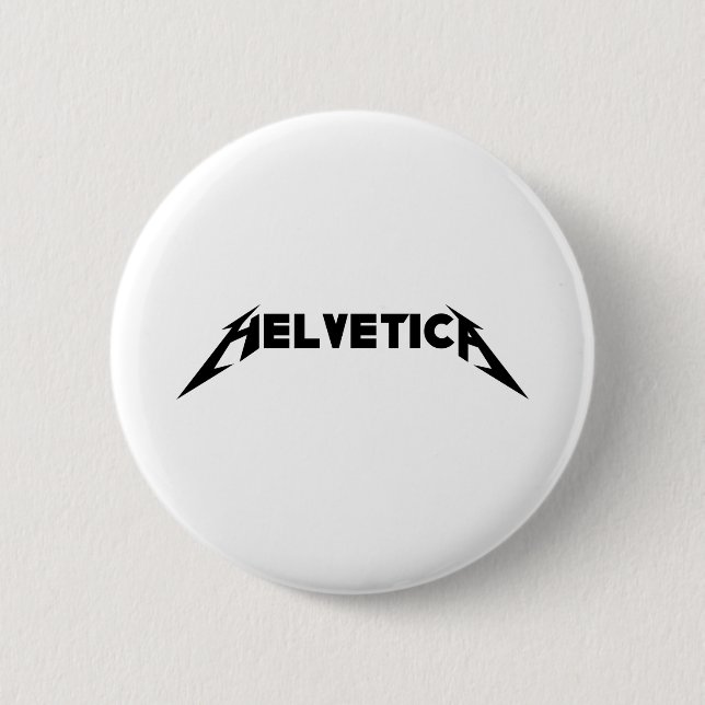 Helvetica Button (Vorderseite)