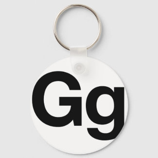 Helvetica Gg Schlüsselanhänger