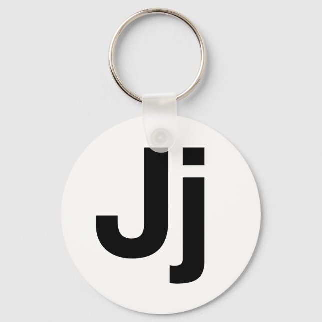 Helvetica Jj Schlüsselanhänger (Vorderseite)
