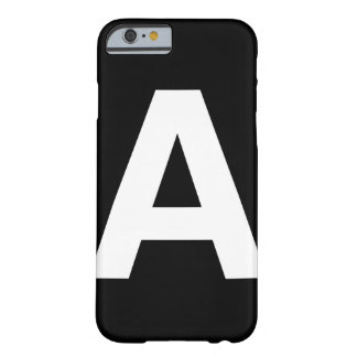 Helvetica mutiger Buchstabe A, iPhone 6 Fall Barely There iPhone 6 Hülle