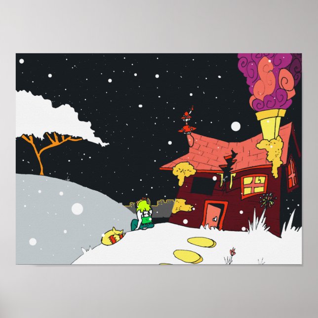 Helvetica New von Finnlee Burge Poster (Vorne)