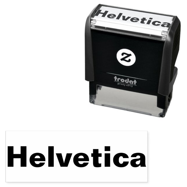 HELVETICA PERMASTEMPEL (Beispiel)