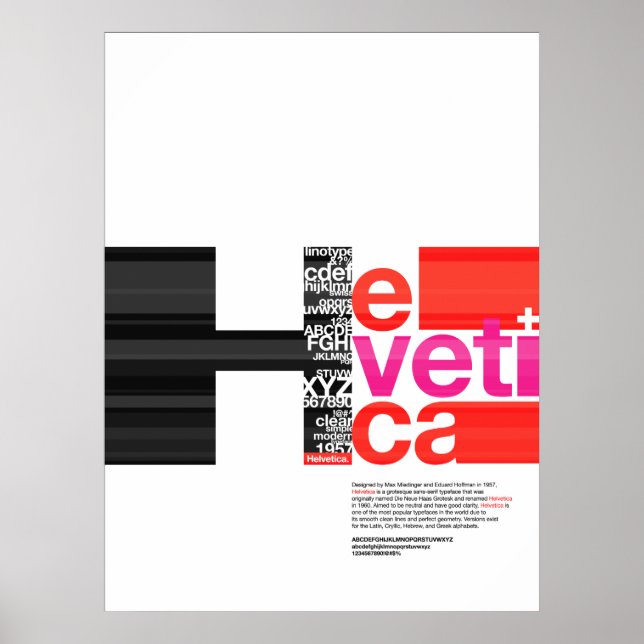 HELVETICA Poster (Vorne)