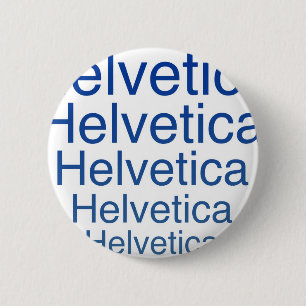 Helvetica regelmäßige wiederholende Carny Art Button