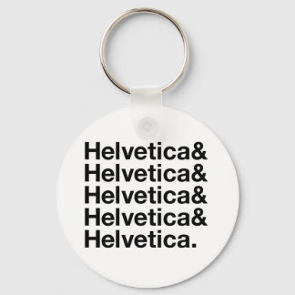 Helvetica& Schlüsselanhänger