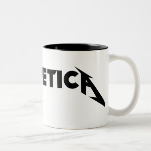 Helvetica Zweifarbige Tasse