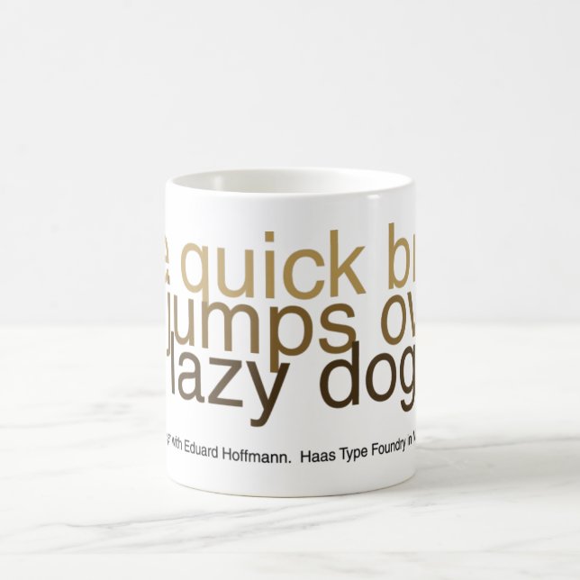 Helveticaherrschafts-Kaffee-Tasse Kaffeetasse (Mittel)