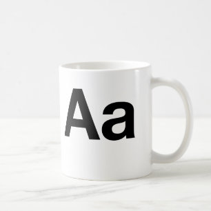 HelveticaOm Kaffeetasse