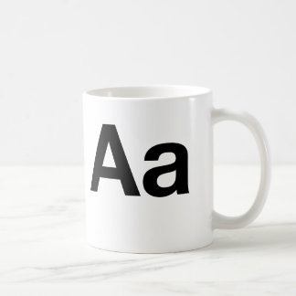 HelveticaOm Kaffeetasse
