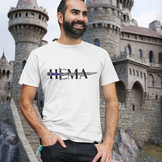 HEMA Historisches Schwert europäischer Kampfkunst T-Shirt (Von Creator hochgeladen)